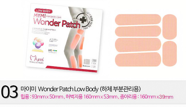 Miếng Dán Thon Đùi Mymi Low Body Wonder Patch Hàn Quốc