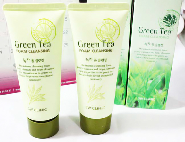 Sữa rửa mặt Green Tea Foam Cleansing Hàn Quốc